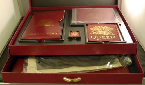 Queen Box Of Tricks + Mailer Box UK CD Album Box Set (344545)